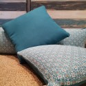Coussin double face 40x40 "Elvire"